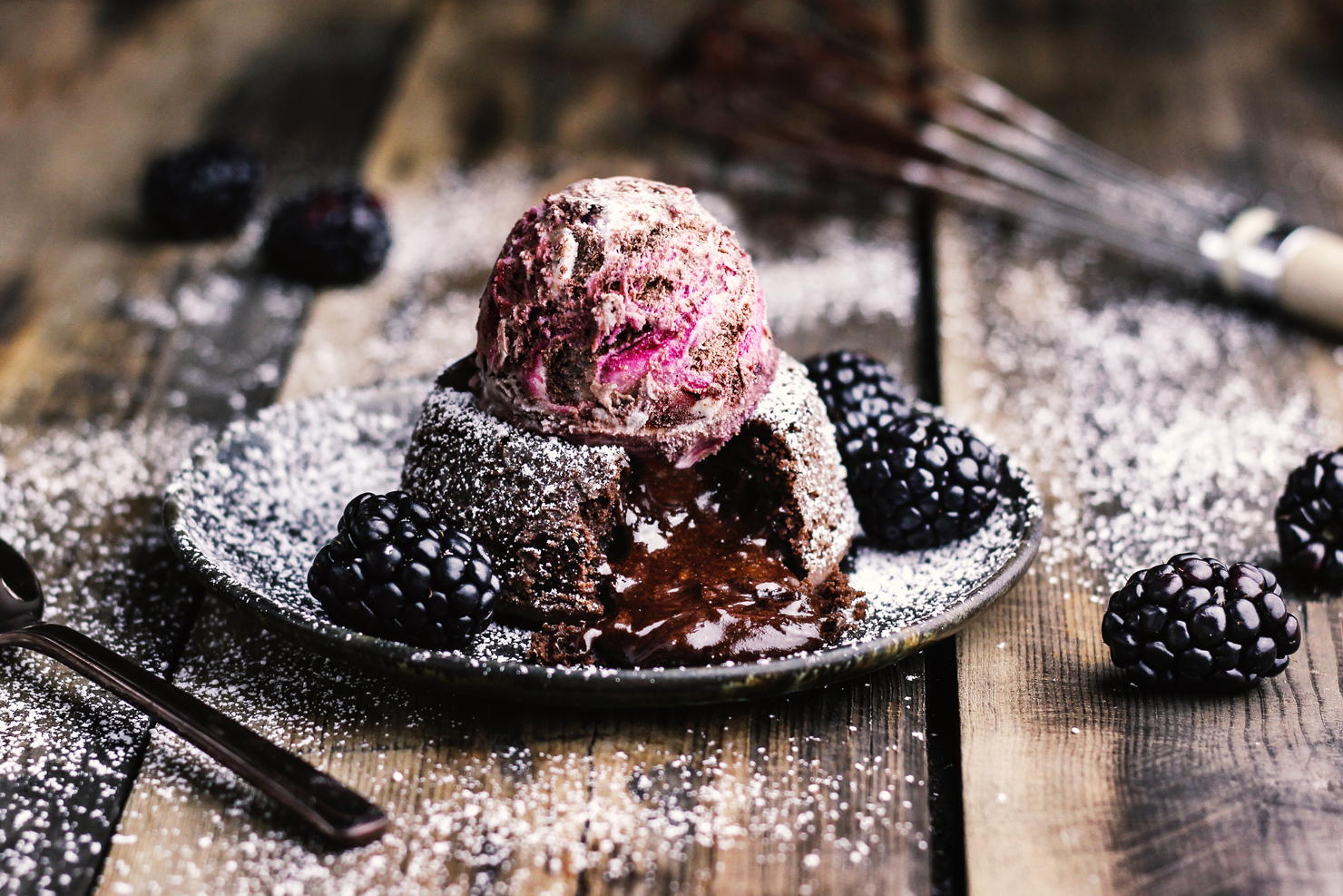 Schwarzwälder Kirsch mit Lava Cake